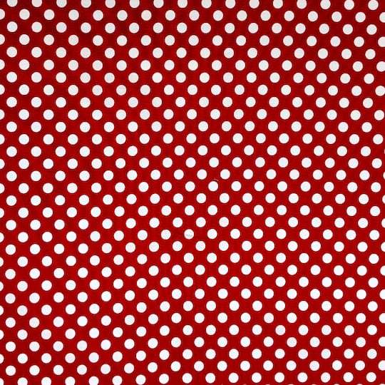 Camelot Fabrics Mixology Dots Crimson Cotton Home Décor Fabric